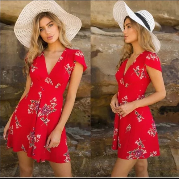 🌺 NET!! Floral Summer Dress - Picture 1 of 3